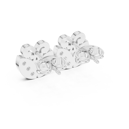 Moissanite Stud Earrings in Gold – Brilliant Sparkle Affordable Luxury Jewelry - Small Diamond Earrings for Women – Classic Gold Studs Everyday Wear