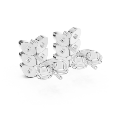 925 Sterling Silver Diamond Studs, Chic Cluster Earrings, Minimalist Fine Jewelry Gift