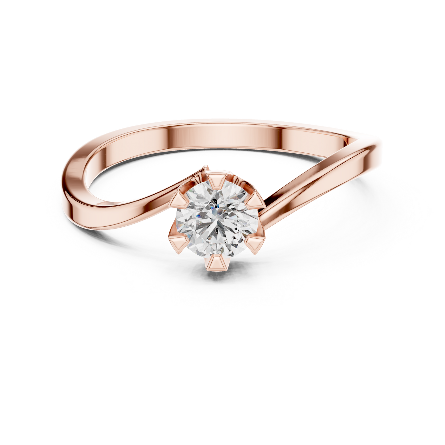 Astral Crown Diamond Ring | Rare Sculptural Gold Setting | Ultra Elite Engagement Signature