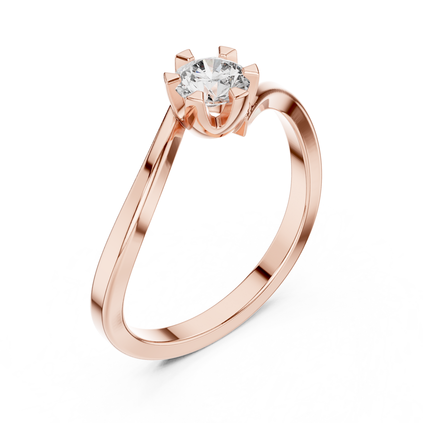 Astral Crown Diamond Ring | Rare Sculptural Gold Setting | Ultra Elite Engagement Signature