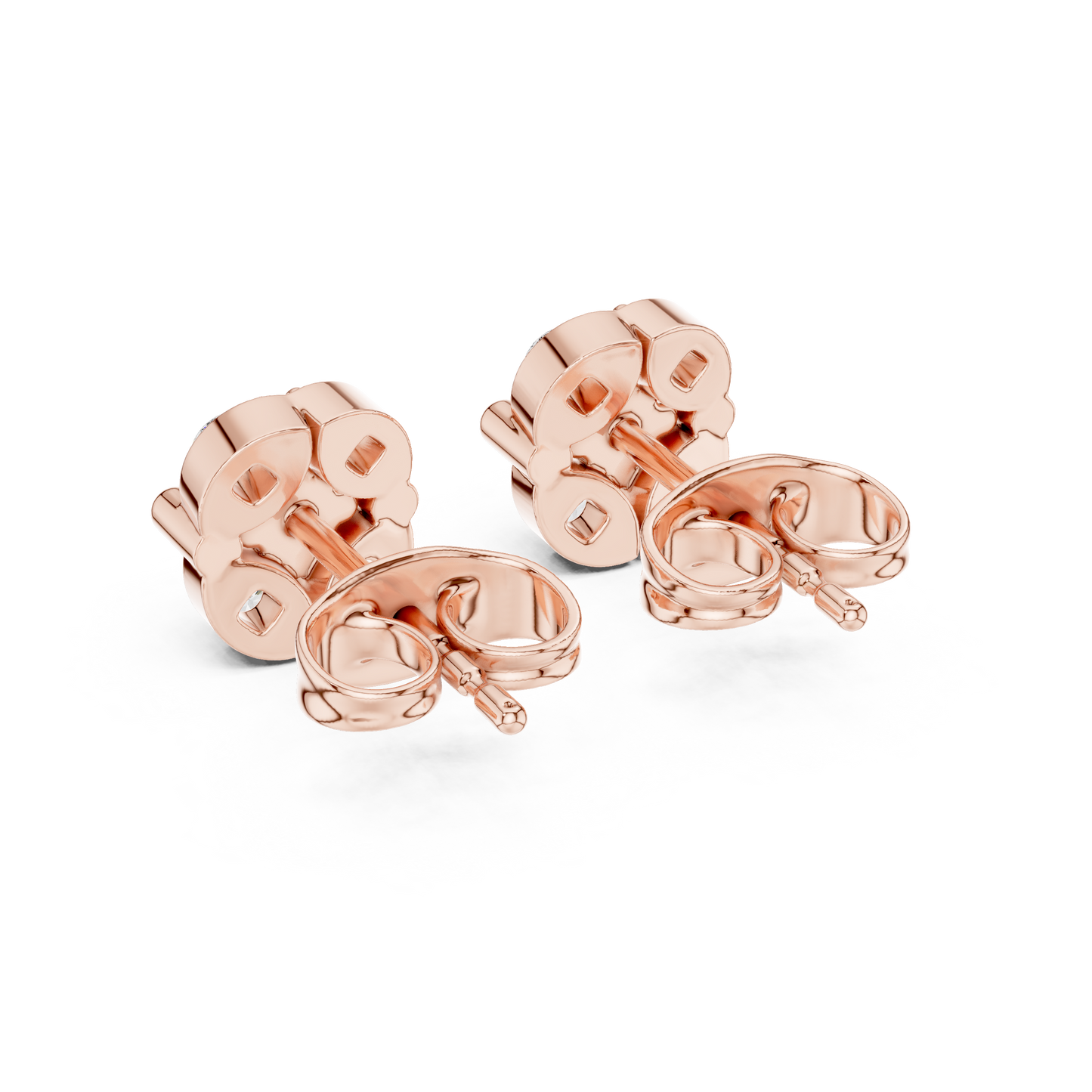 Soirée Diamond Stud Earrings, Elegant Diamond Cluster Studs in 14K Gold, Gala Night Jewelry