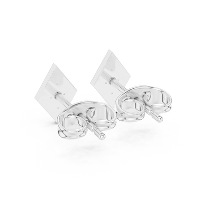 Rhombus Aura Diamond Studs • Precision Geo Cluster • Solid Gold Shimmer Studs