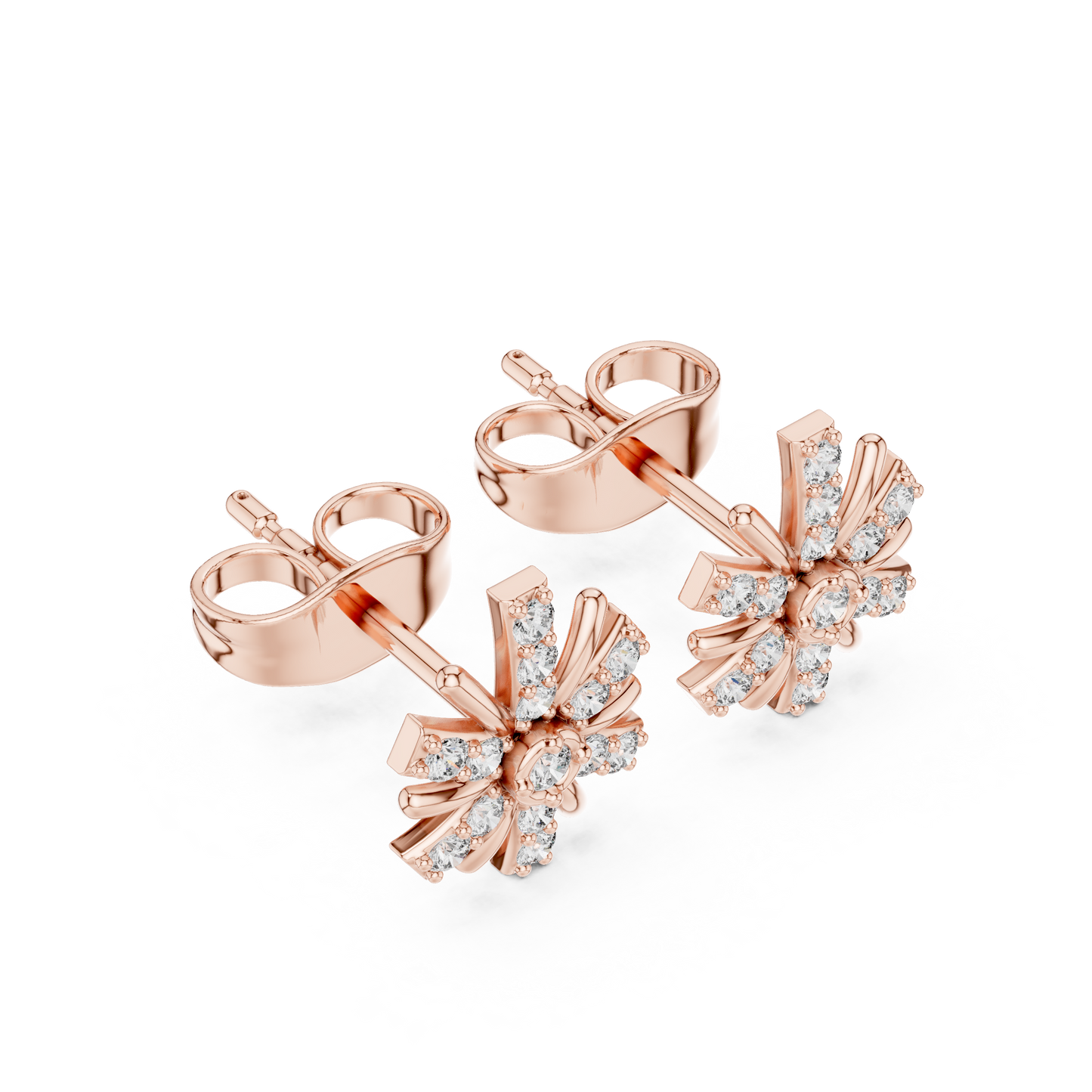 Velocity Luxe Diamond Burst Earrings Designed for High-Tech Elegance and Future-Ready Brilliance