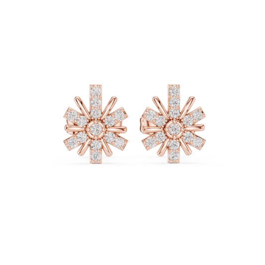 Velocity Luxe Diamond Burst Earrings Designed for High-Tech Elegance and Future-Ready Brilliance
