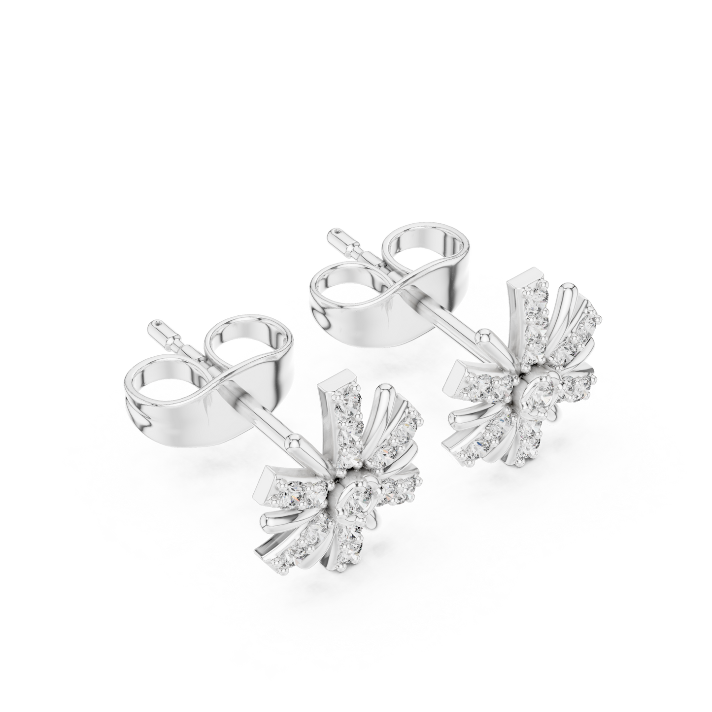 Velocity Luxe Diamond Burst Earrings Designed for High-Tech Elegance and Future-Ready Brilliance