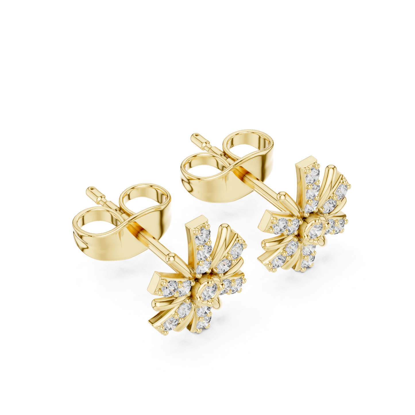 Velocity Luxe Diamond Burst Earrings Designed for High-Tech Elegance and Future-Ready Brilliance