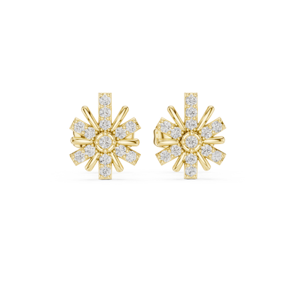 Velocity Luxe Diamond Burst Earrings Designed for High-Tech Elegance and Future-Ready Brilliance