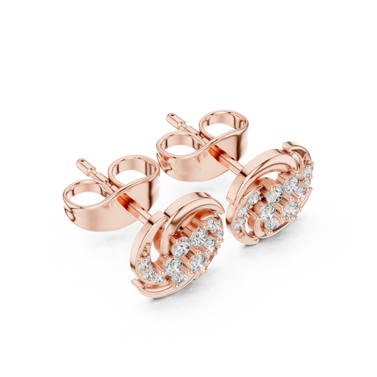 Eternal Swirl Diamond Cluster Studs – Supreme Shine Jewelry - She’ll Love This