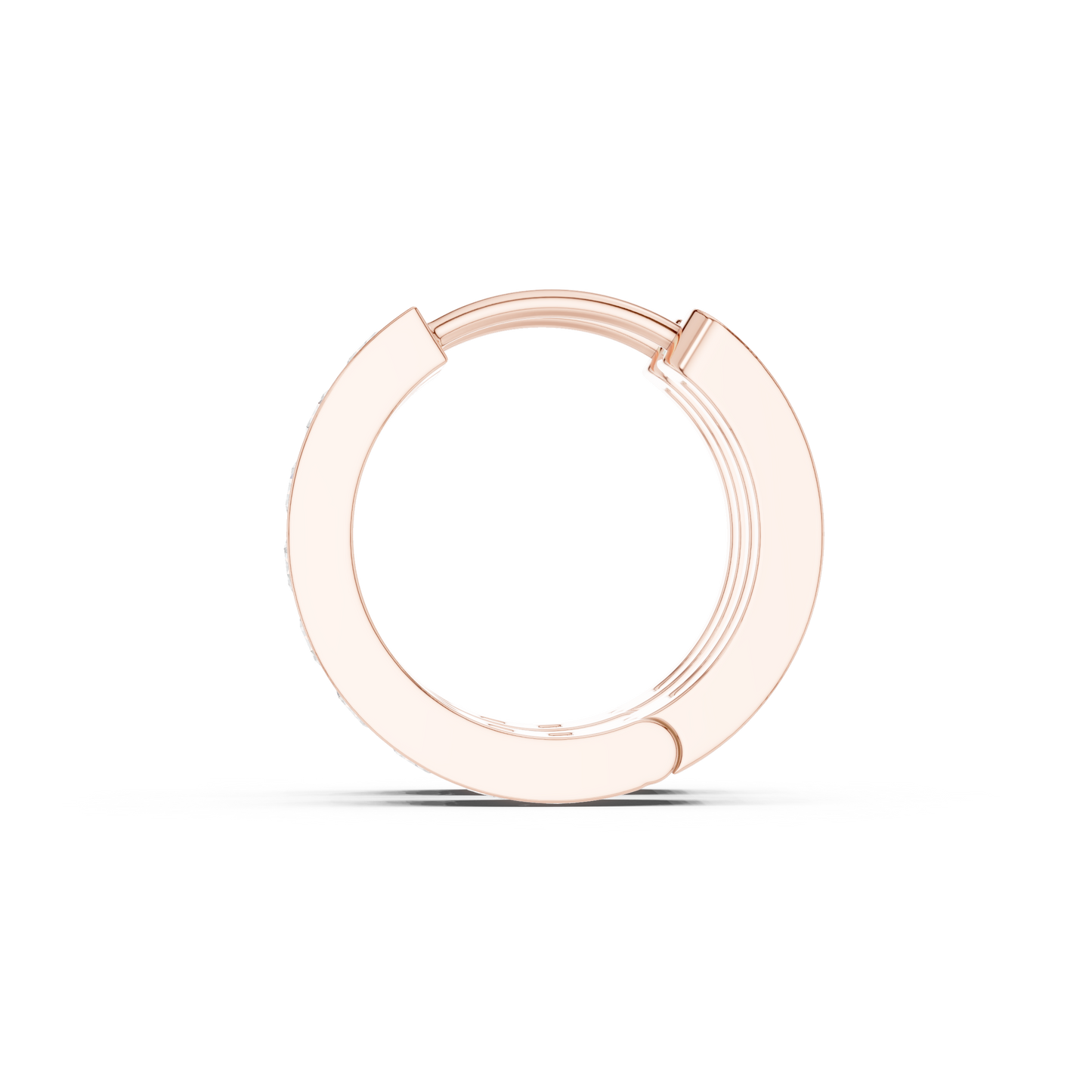 Chunky Huggie Hoop Earrings with CZ, Gold Plated Hoops, Trendy Earrings for Women, Glam Minimal Jewelry