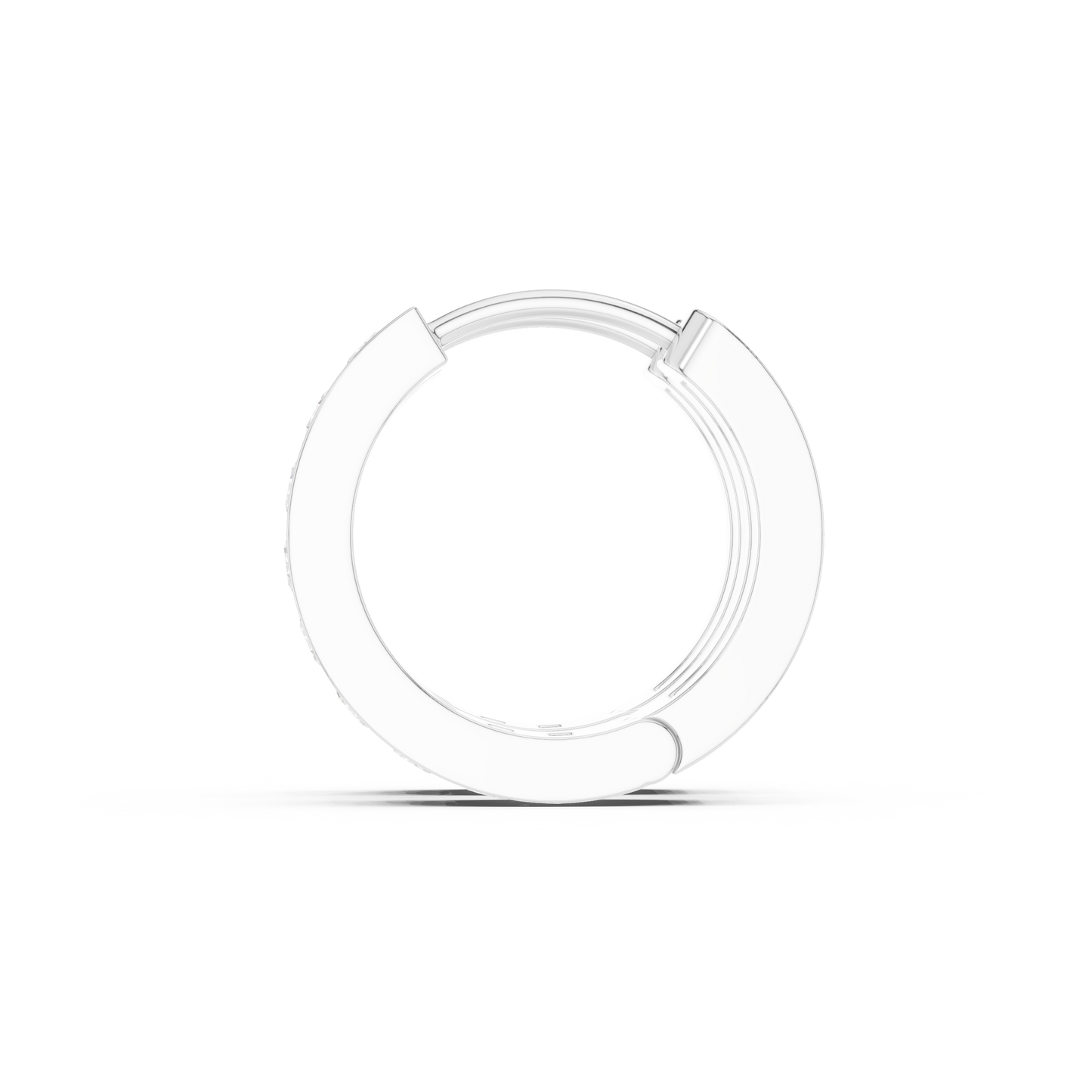 Chunky Huggie Hoop Earrings with CZ, Gold Plated Hoops, Trendy Earrings for Women, Glam Minimal Jewelry