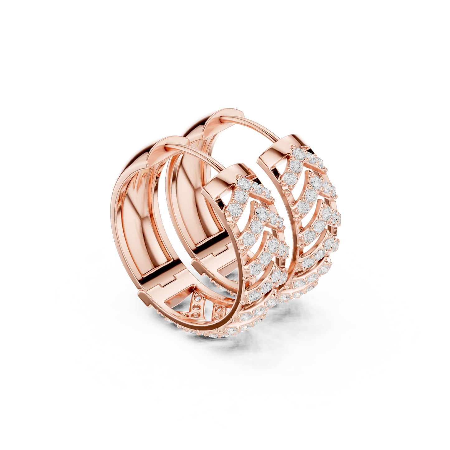 Sovereign Prism Radiance Loop - Opulent Crown Mirror Flux - Five-Frame Starlit Hoops Rise