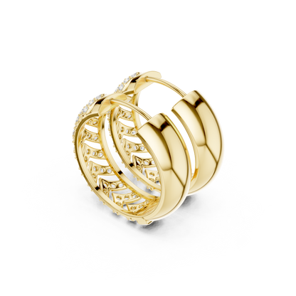 Sovereign Prism Radiance Loop - Opulent Crown Mirror Flux - Five-Frame Starlit Hoops Rise