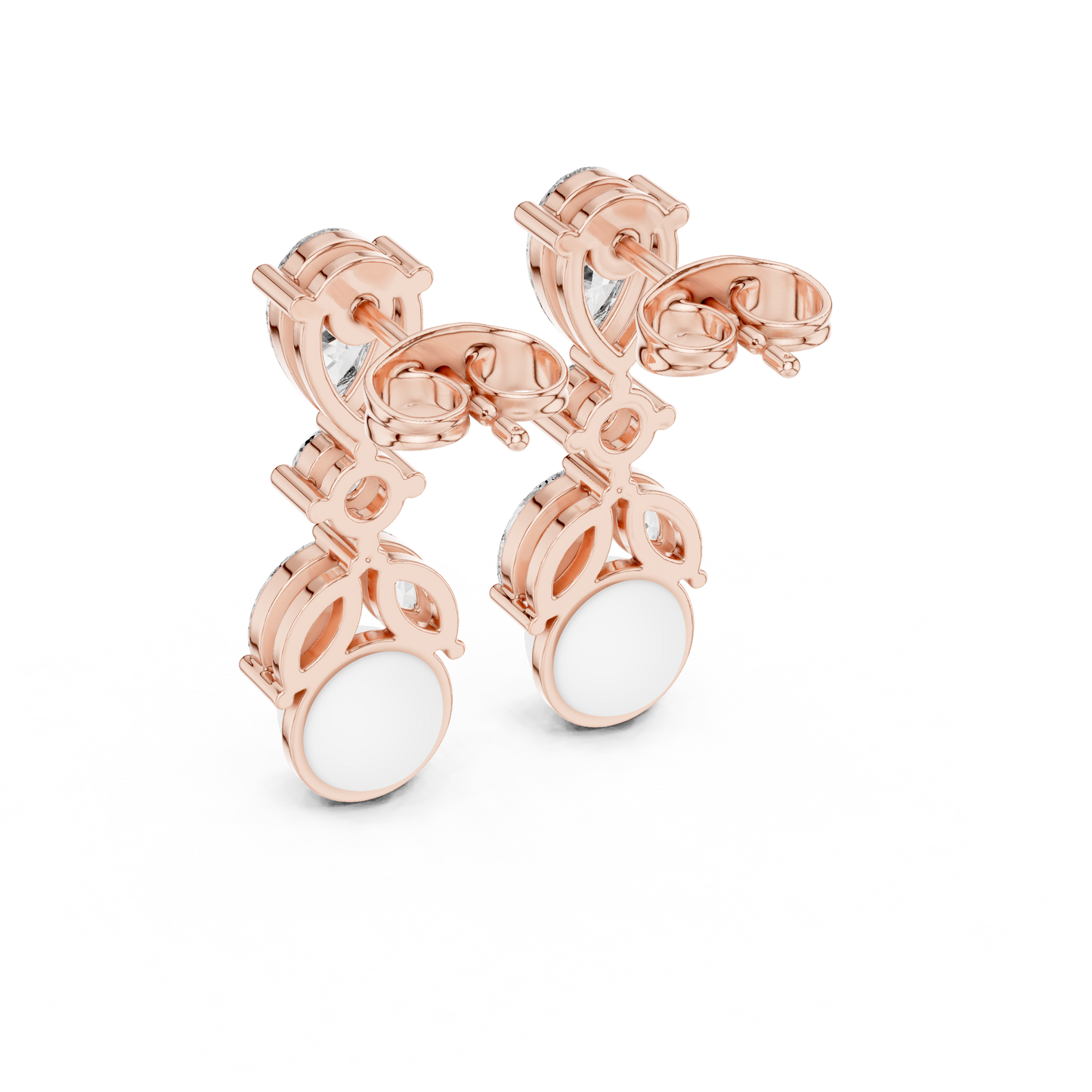 Mirage Apex Pearl Elevation — Crystal borne Luxe Echo Radiant Continuum - Anniversary Gift For Her