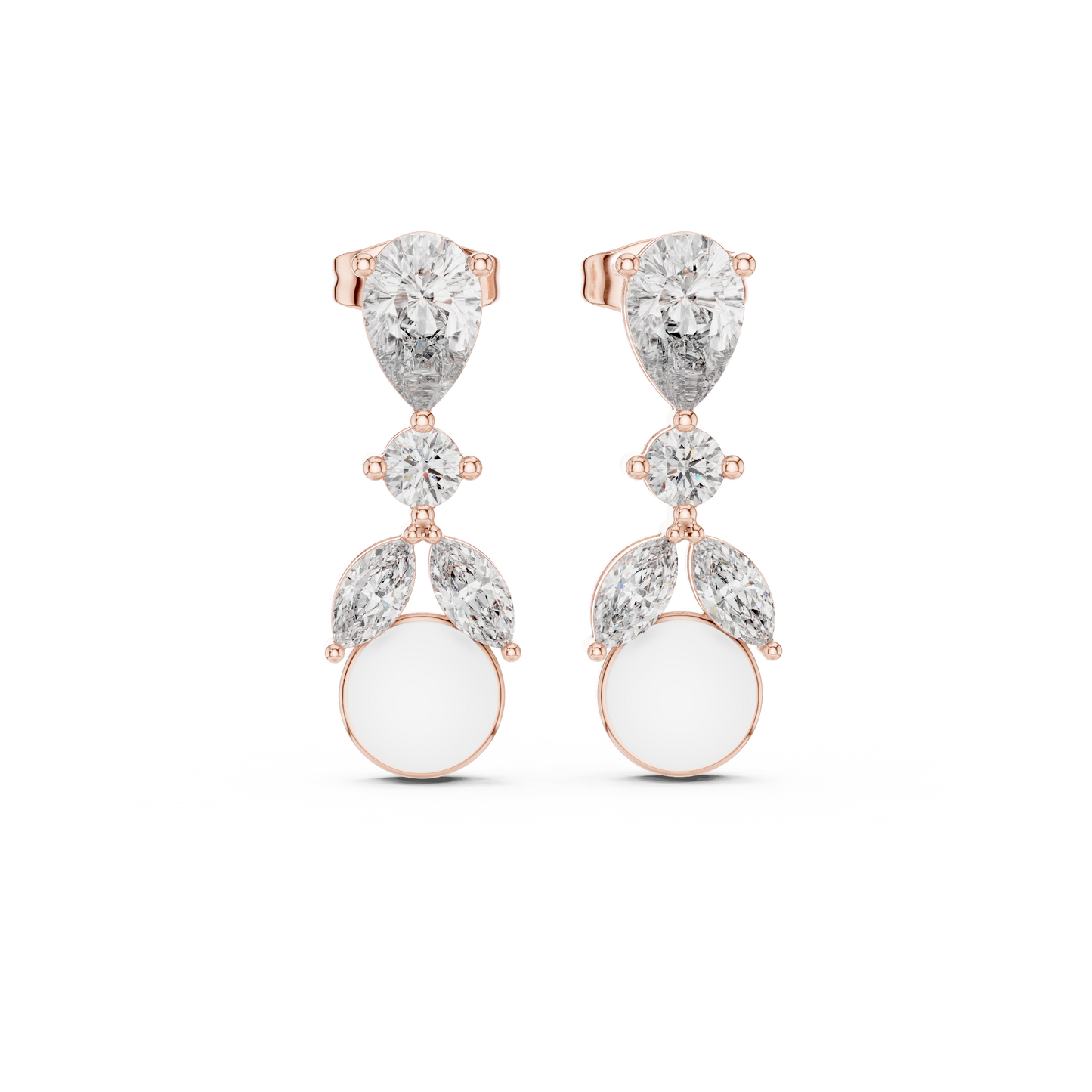 Mirage Apex Pearl Elevation — Crystal borne Luxe Echo Radiant Continuum - Anniversary Gift For Her