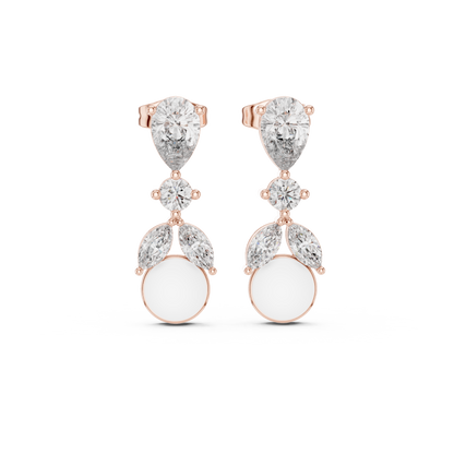 Mirage Apex Pearl Elevation — Crystal borne Luxe Echo Radiant Continuum - Anniversary Gift For Her