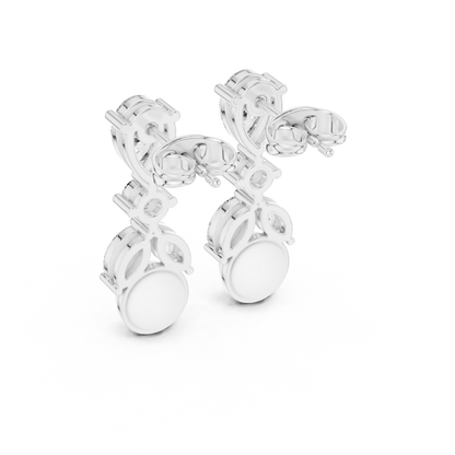 Mirage Apex Pearl Elevation — Crystal borne Luxe Echo Radiant Continuum - Anniversary Gift For Her