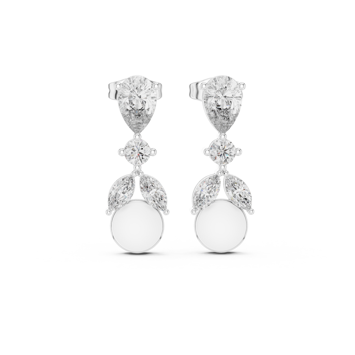 Mirage Apex Pearl Elevation — Crystal borne Luxe Echo Radiant Continuum - Anniversary Gift For Her