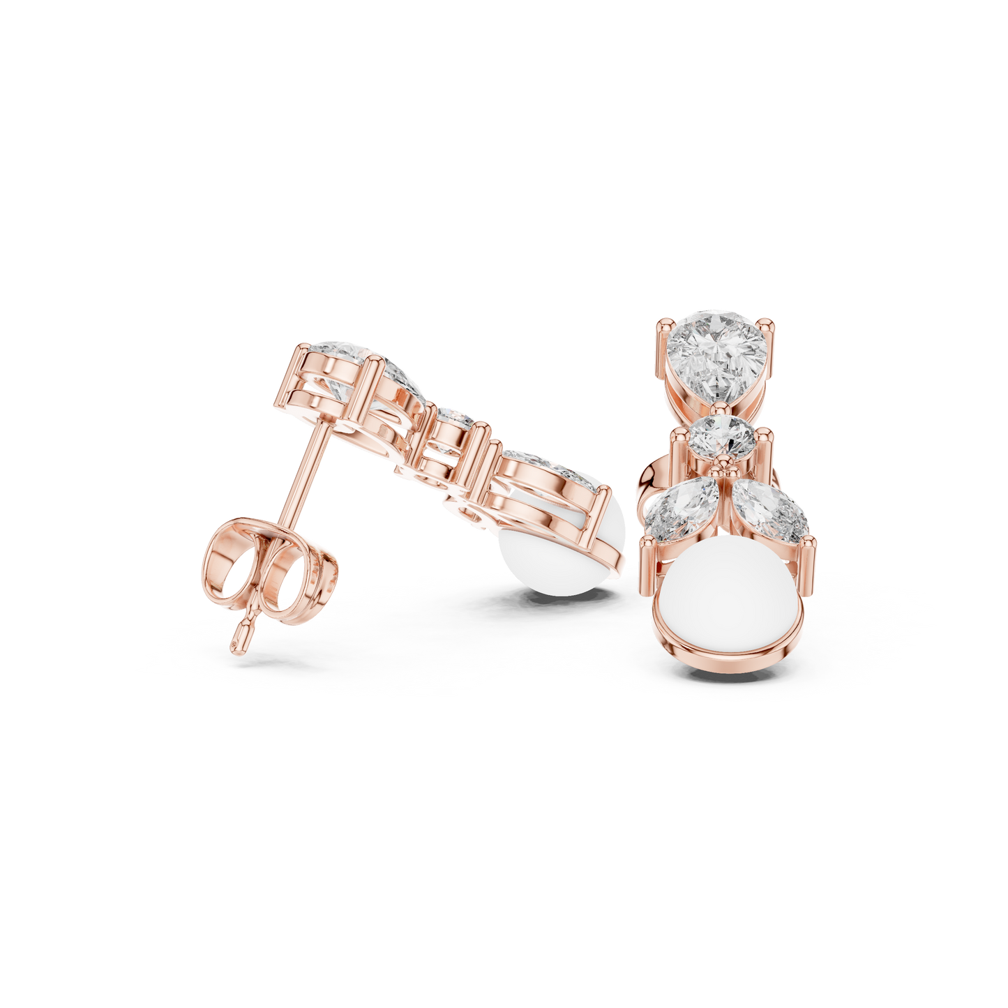 Mirage Apex Pearl Elevation — Crystal borne Luxe Echo Radiant Continuum - Anniversary Gift For Her