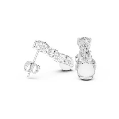 Mirage Apex Pearl Elevation — Crystal borne Luxe Echo Radiant Continuum - Anniversary Gift For Her