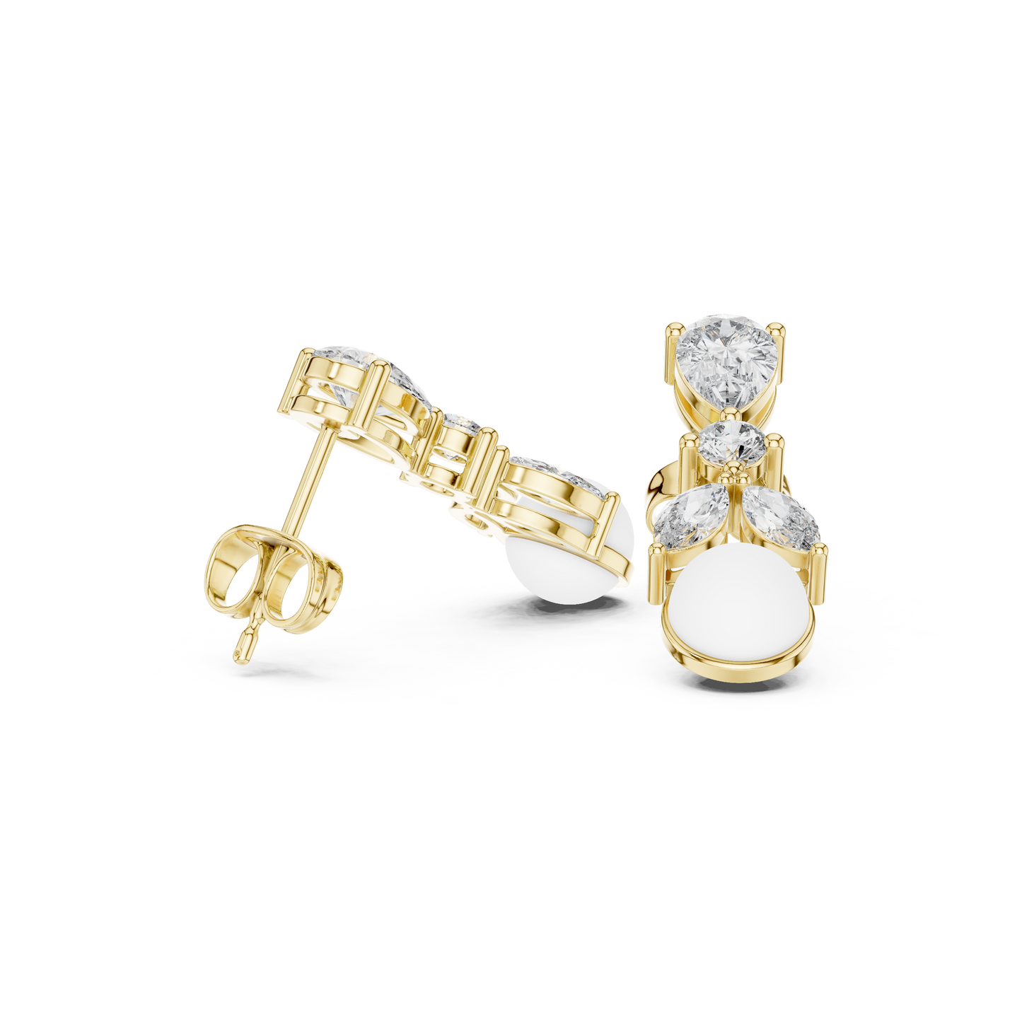 Mirage Apex Pearl Elevation — Crystal borne Luxe Echo Radiant Continuum - Anniversary Gift For Her