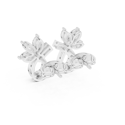 Vervain Petal Orbit — Crystalcrest Halo Twist — Dreams Take Shape In Brilliance - Gift For Her