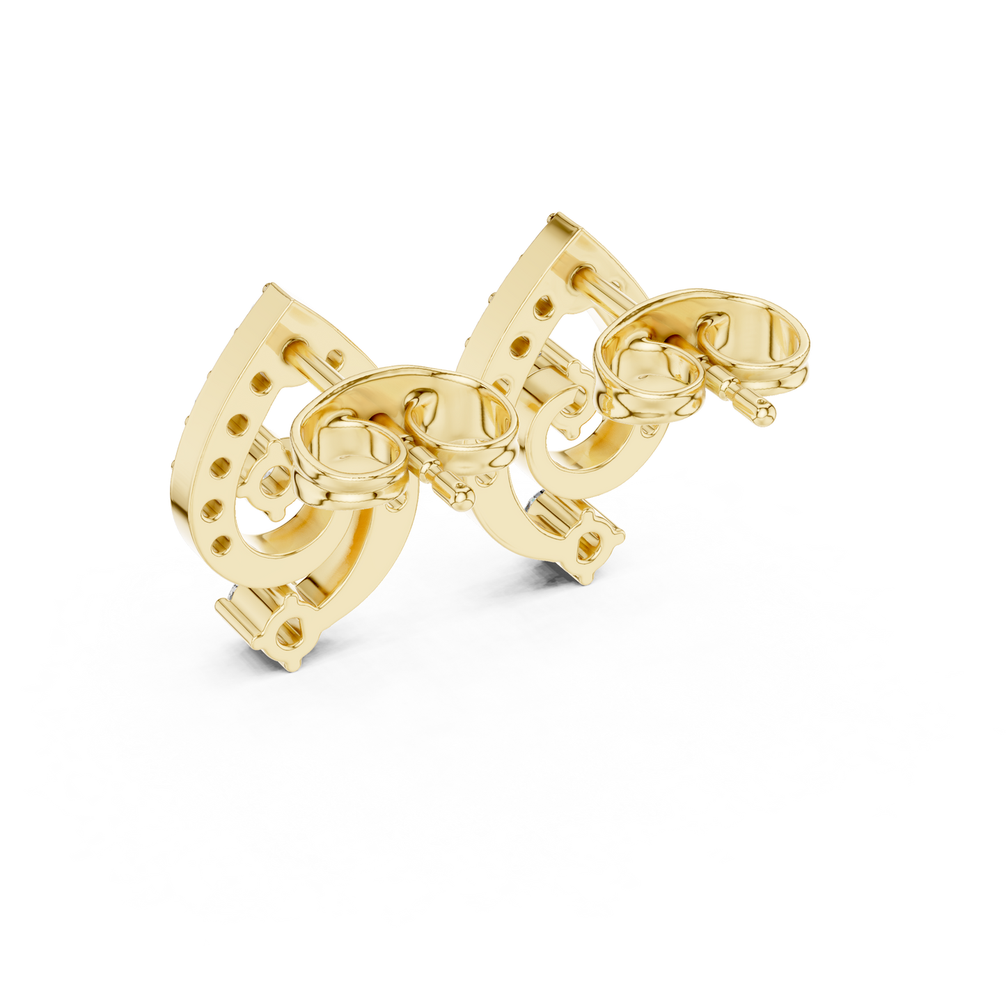 Veloura Swirl Diamond Stud Earrings | Elevated Teardrop Silhouette | Luxe Everyday Studs