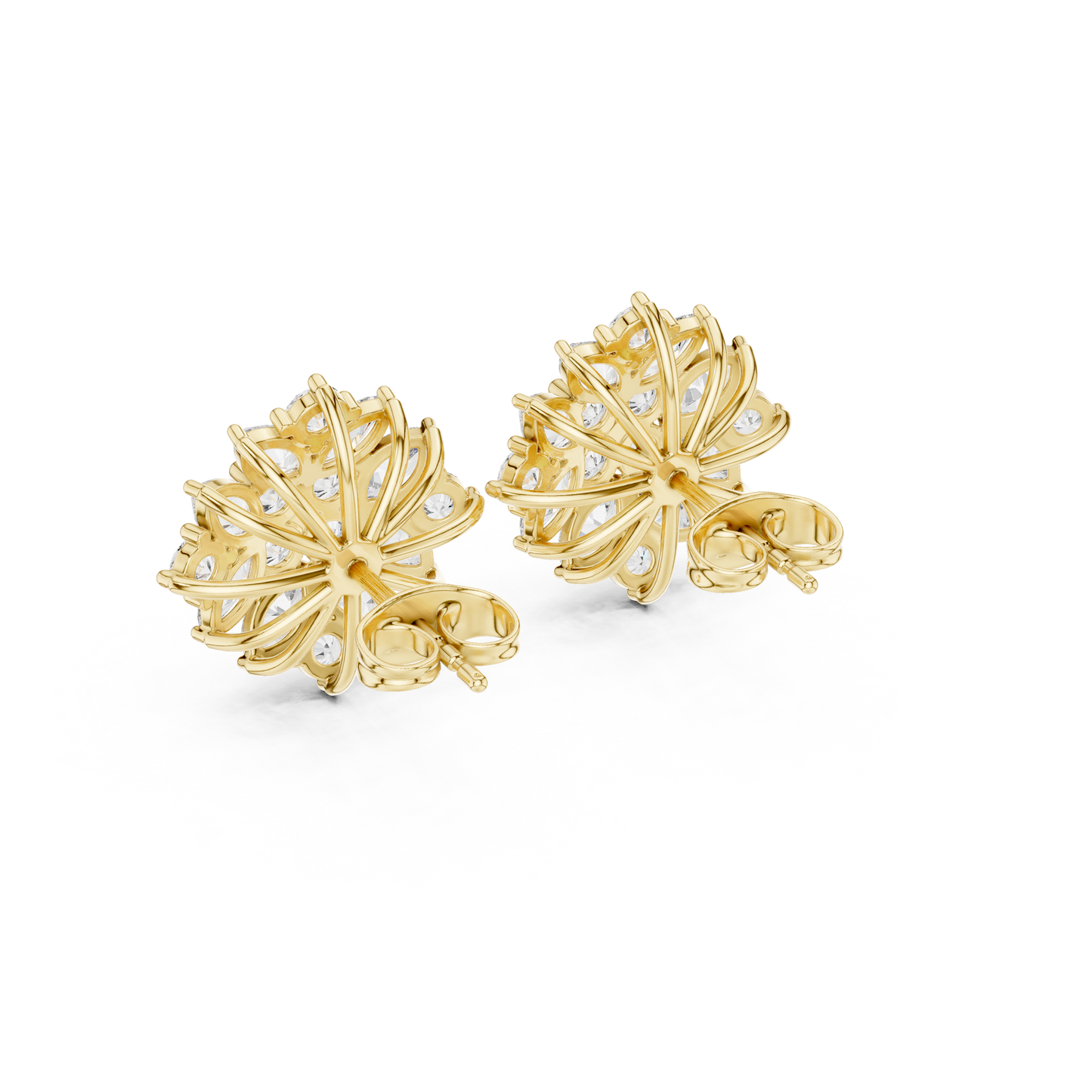 PrismLayered Starbloom Convergence Studs Shifting Through Luxe-Petal Dimensions - Gift For Her