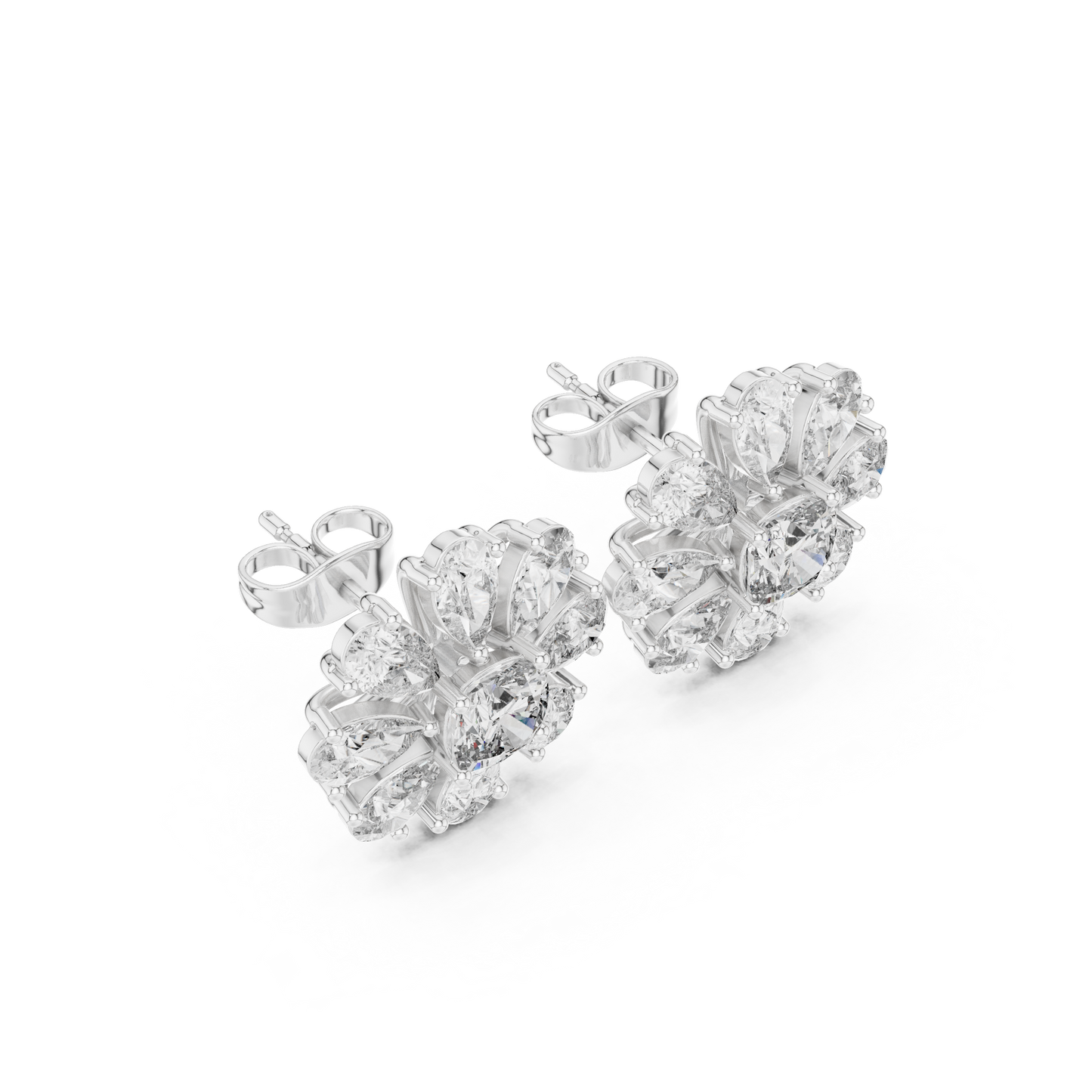Virellon StarFloret – Pulse-Carved Diamond Bloom in Astral Luxe Setting - Engagement Gift For Her
