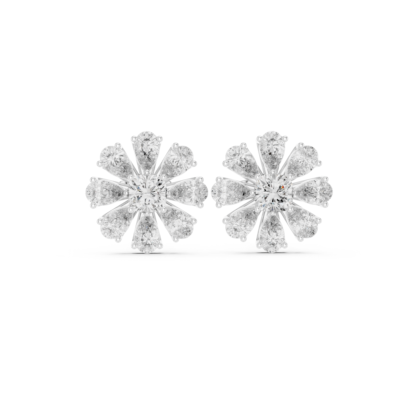 Virellon StarFloret – Pulse-Carved Diamond Bloom in Astral Luxe Setting - Engagement Gift For Her