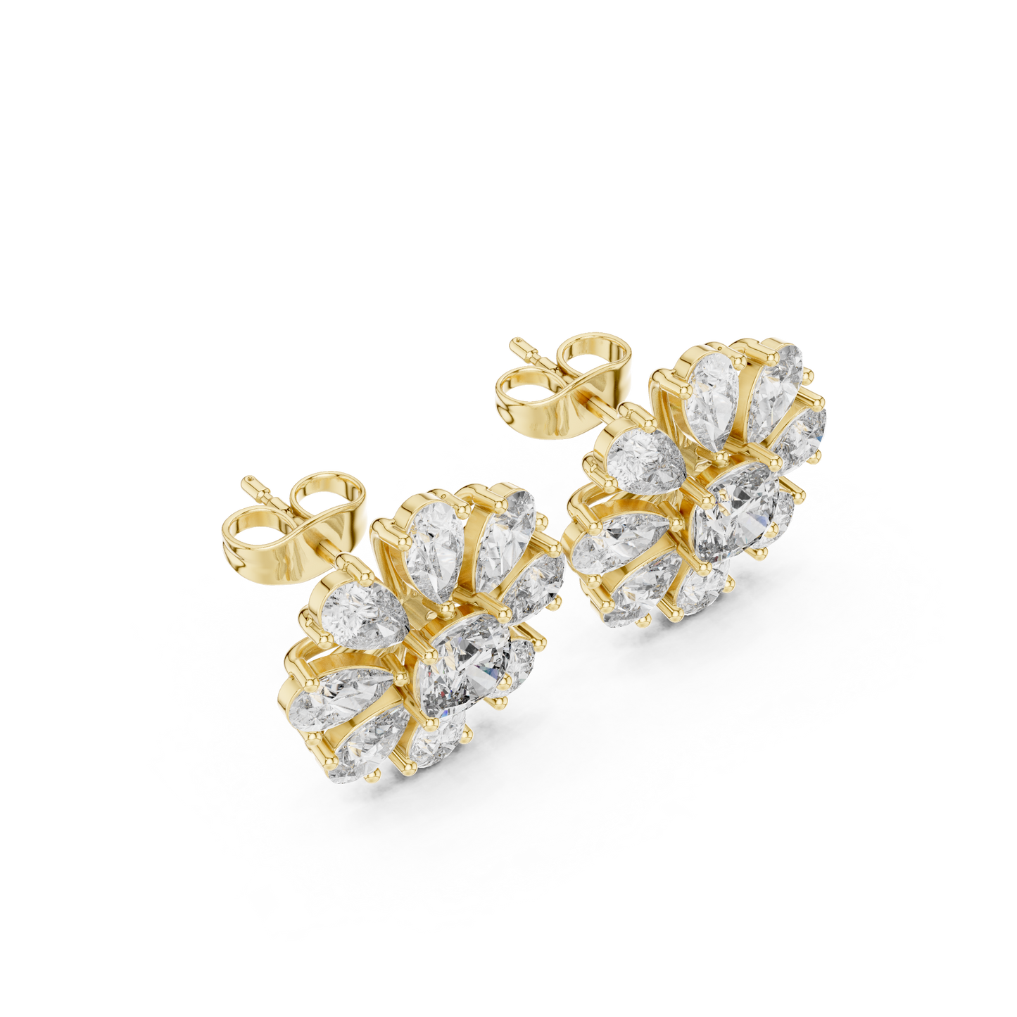Virellon StarFloret – Pulse-Carved Diamond Bloom in Astral Luxe Setting - Engagement Gift For Her