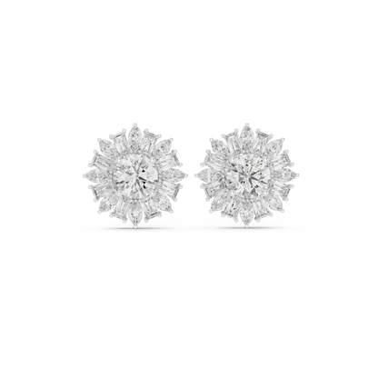 EclipsePetal Radiant Sphere • Photon Crown Halo • Solar Marquise Crystal Blossom Emitters