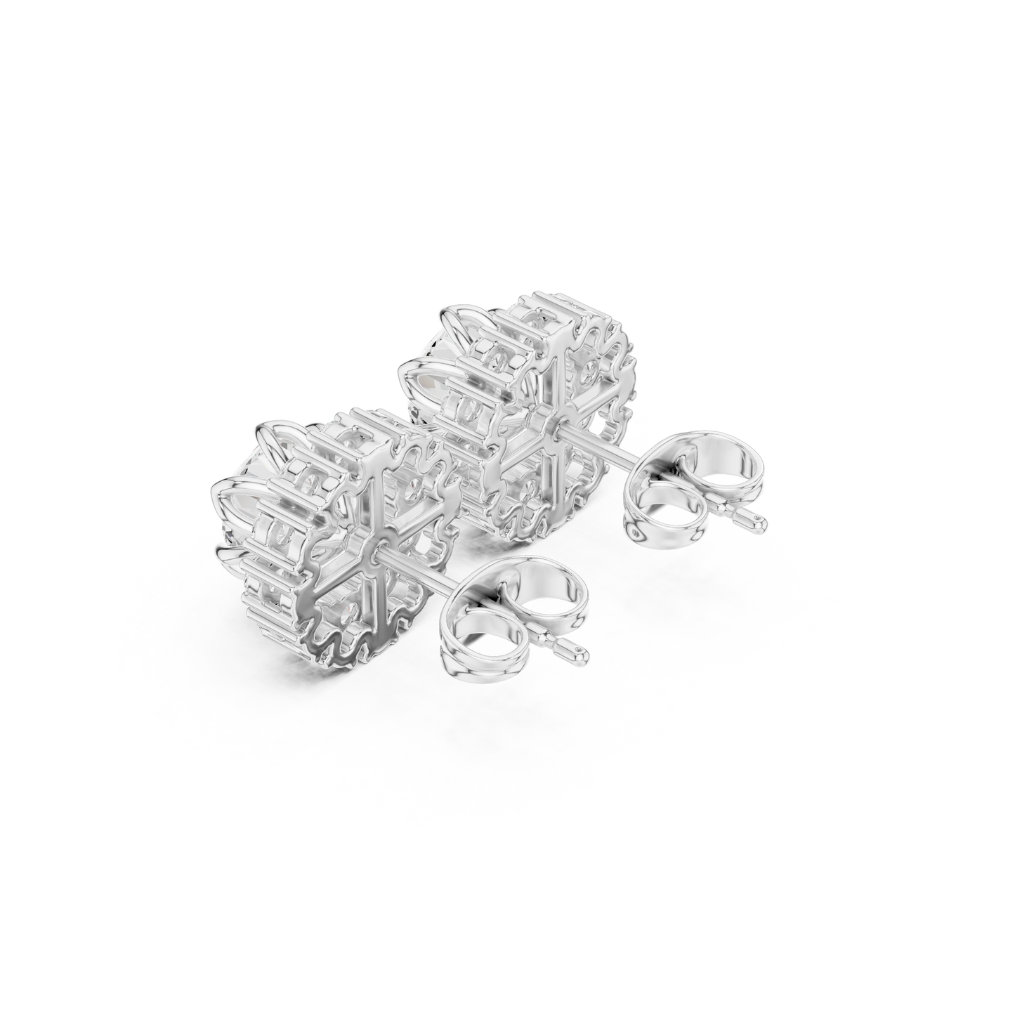 Celestigraph Quantum Halo Flux–Borne Radiant Nexus Studs — Gift For Her  Engagement And Anniversary