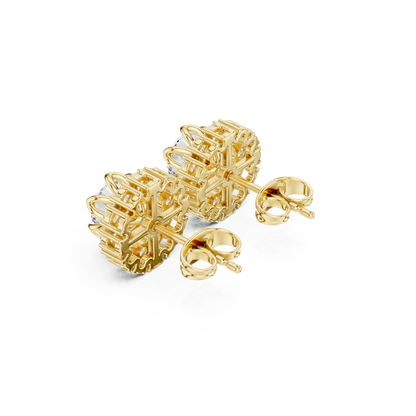 Celestigraph Quantum Halo Flux–Borne Radiant Nexus Studs — Gift For Her  Engagement And Anniversary