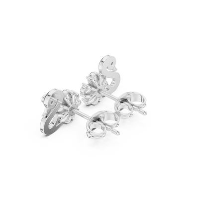 Initial Bloom Spark Elegance | Petal-Carved Luxe Symbols | Dazzling Script Forms Crafted Gracefully