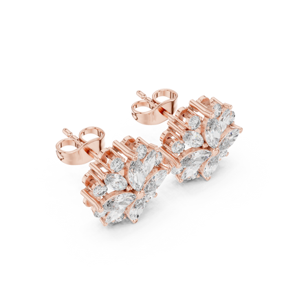 Something Sparkle", Moissanite Diamond, Last-Minute, Wedding Day Jewelry, Bridal Studs - Ultimate Anniversary Gift-Fine Jewelry