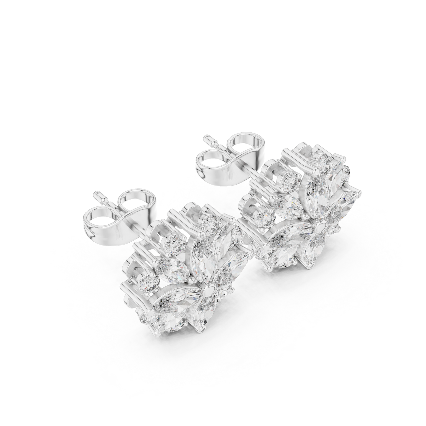 Something Sparkle", Moissanite Diamond, Last-Minute, Wedding Day Jewelry, Bridal Studs - Ultimate Anniversary Gift-Fine Jewelry