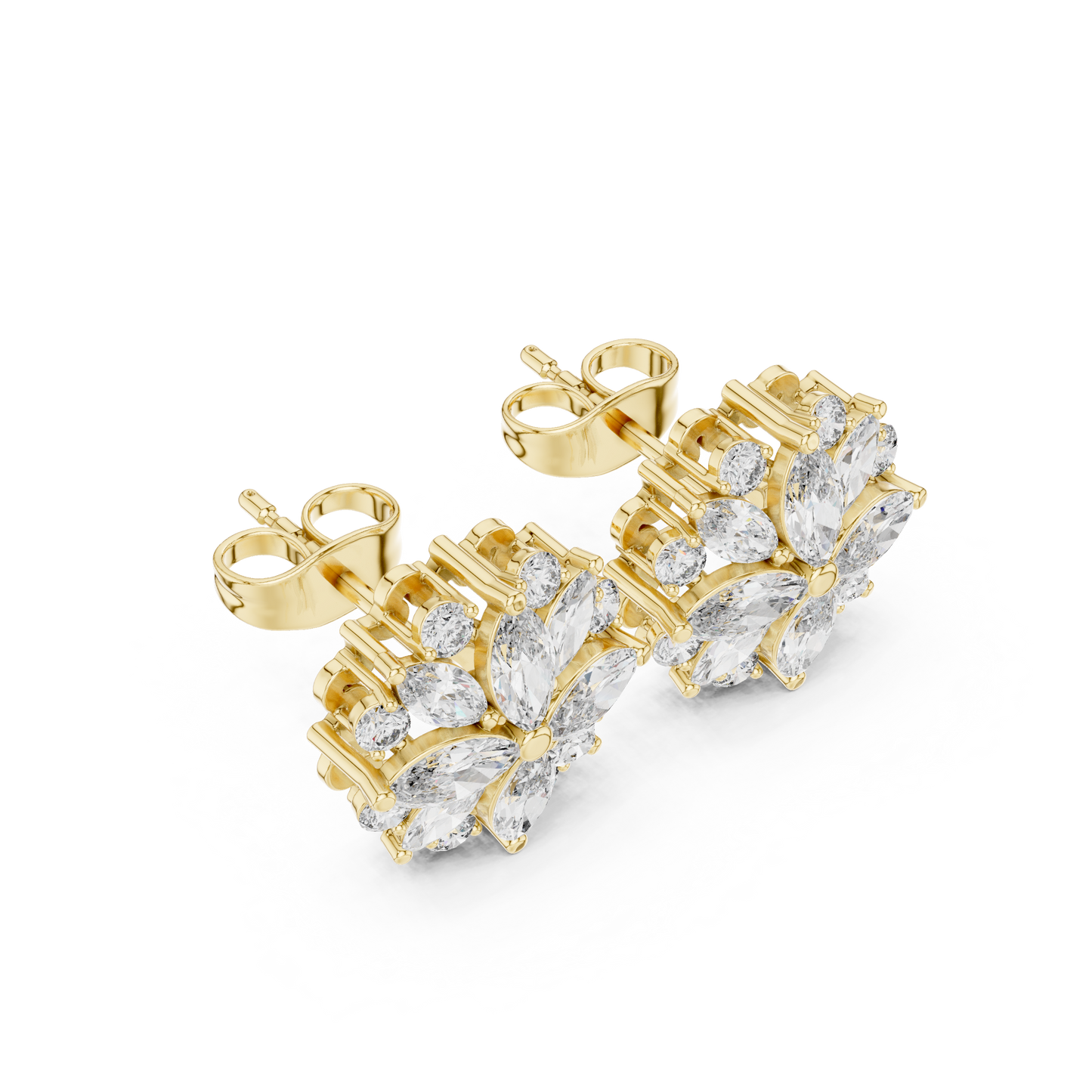 Something Sparkle", Moissanite Diamond, Last-Minute, Wedding Day Jewelry, Bridal Studs - Ultimate Anniversary Gift-Fine Jewelry