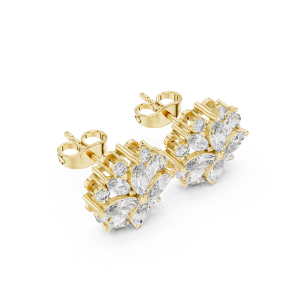 Something Sparkle", Moissanite Diamond, Last-Minute, Wedding Day Jewelry, Bridal Studs - Ultimate Anniversary Gift-Fine Jewelry