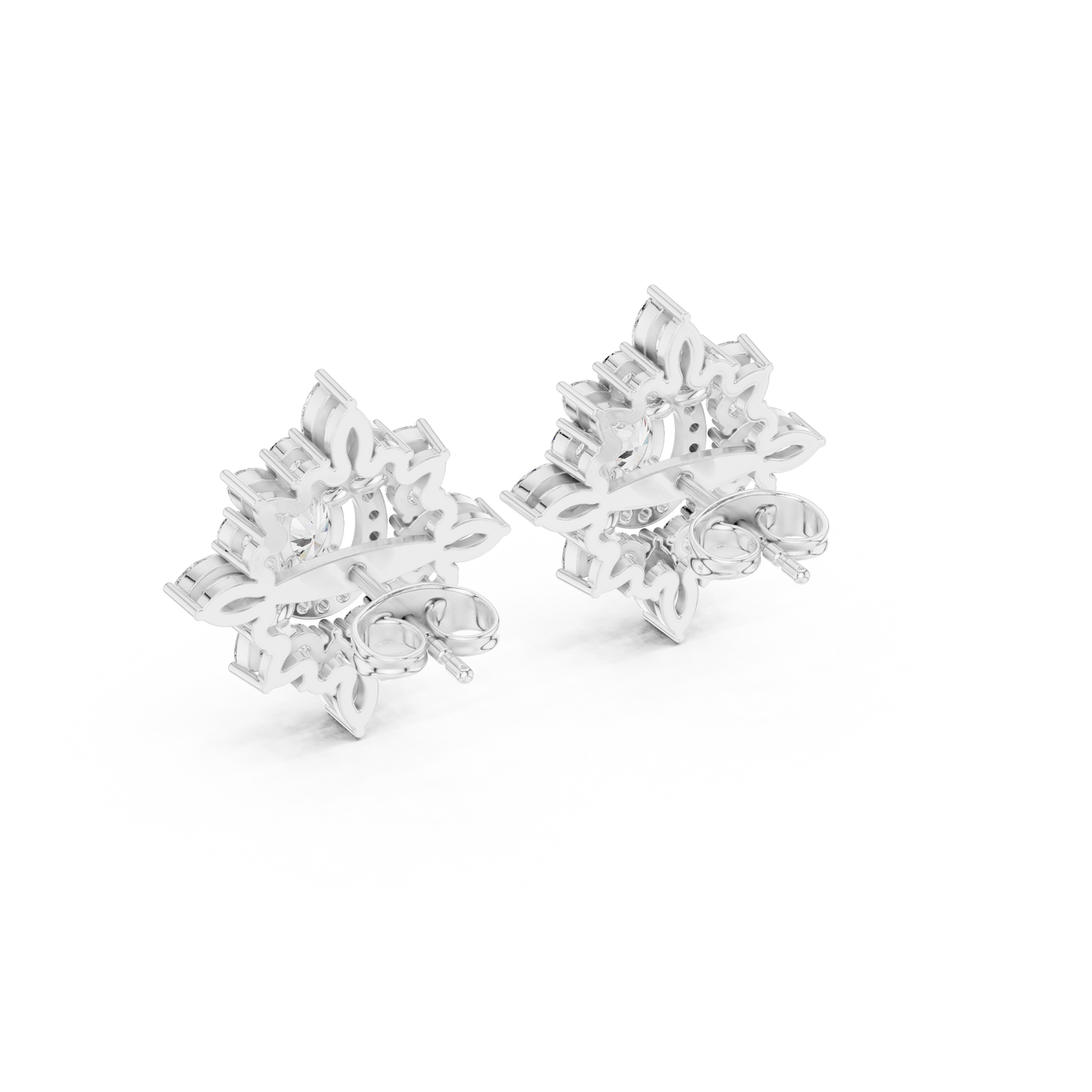 Hyperion Marquise Halo Earrings • Stellar Oval Radiance Studs • Handmade Fine Jewelry Gift