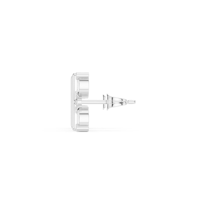 Clover Shape Diamond Stud Earrings | Premium Cluster Studs for Daily Wear | Quad Diamond Stud Earrings for Women | Elegant Bezel Cluster Clover Design