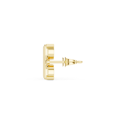 Clover Shape Diamond Stud Earrings | Premium Cluster Studs for Daily Wear | Quad Diamond Stud Earrings for Women | Elegant Bezel Cluster Clover Design