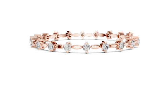 Prestige Silver Diamond Bracelet • Rare Sculpted Link Design • Collectors Edition • Trendy Bridal Jewelry