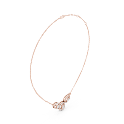 Traditional Diamond Mangal Sutra | Refined Trio Halo Craft | Timeless Sacred Jewelry For Her