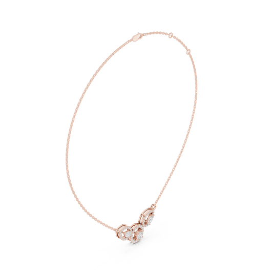 Traditional Diamond Mangal Sutra | Refined Trio Halo Craft | Timeless Sacred Jewelry For Her