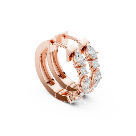 Celebrity Style Diamond Hoop Earrings | Red Carpet Jewelry | Flagship Diamond Hoop Earrings – Signature High Jewelry