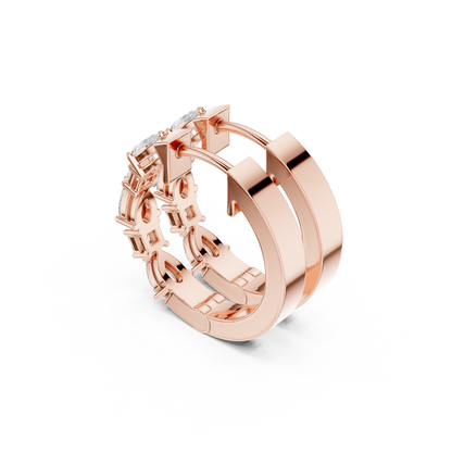 Celebrity Style Diamond Hoop Earrings | Red Carpet Jewelry | Flagship Diamond Hoop Earrings – Signature High Jewelry