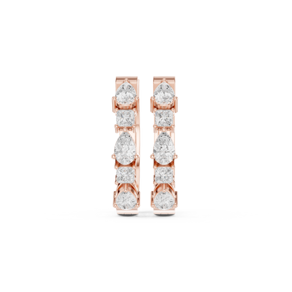 Celebrity Style Diamond Hoop Earrings | Red Carpet Jewelry | Flagship Diamond Hoop Earrings – Signature High Jewelry