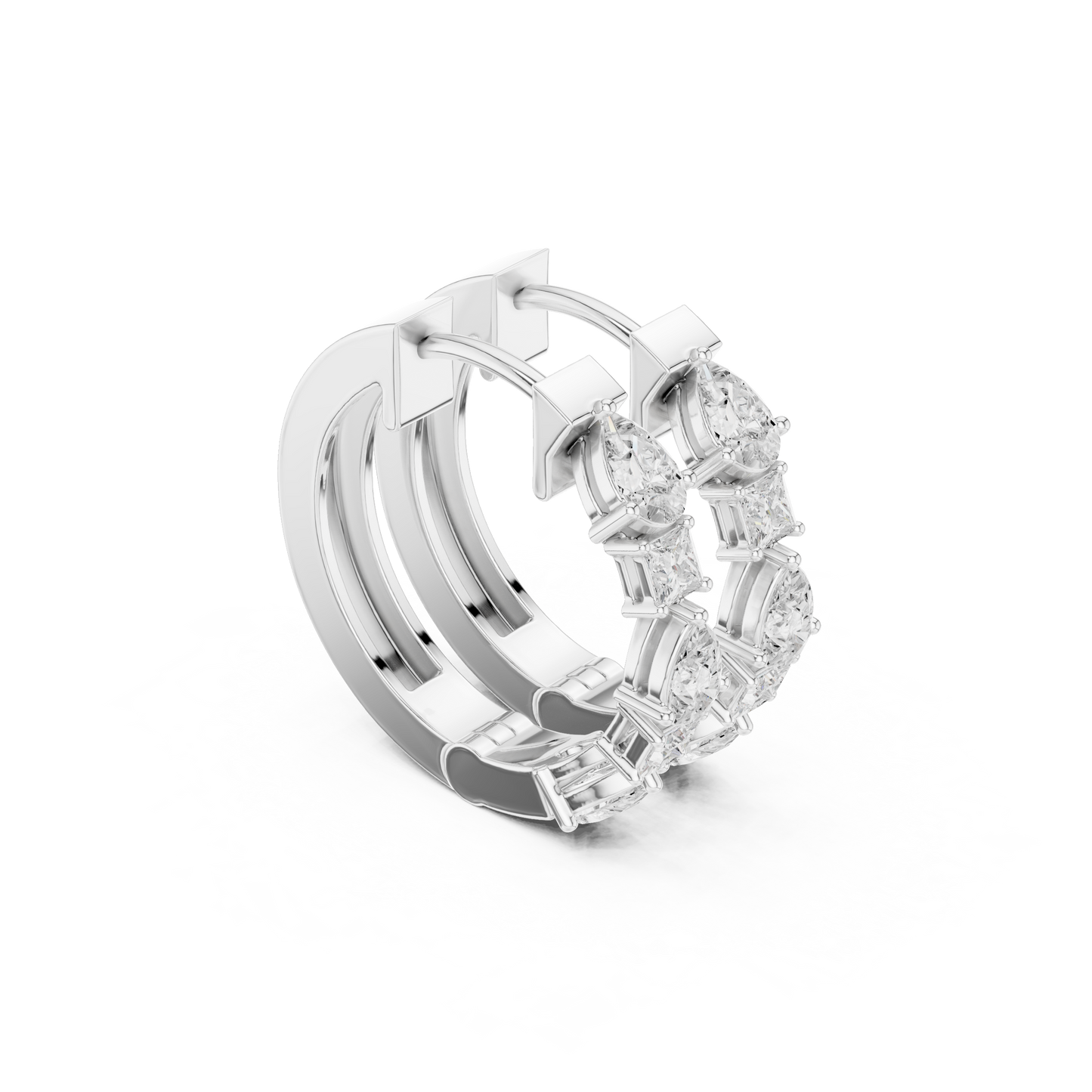 Celebrity Style Diamond Hoop Earrings | Red Carpet Jewelry | Flagship Diamond Hoop Earrings – Signature High Jewelry