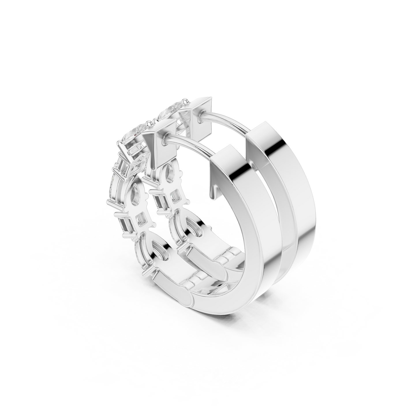 Celebrity Style Diamond Hoop Earrings | Red Carpet Jewelry | Flagship Diamond Hoop Earrings – Signature High Jewelry