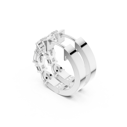 Celebrity Style Diamond Hoop Earrings | Red Carpet Jewelry | Flagship Diamond Hoop Earrings – Signature High Jewelry